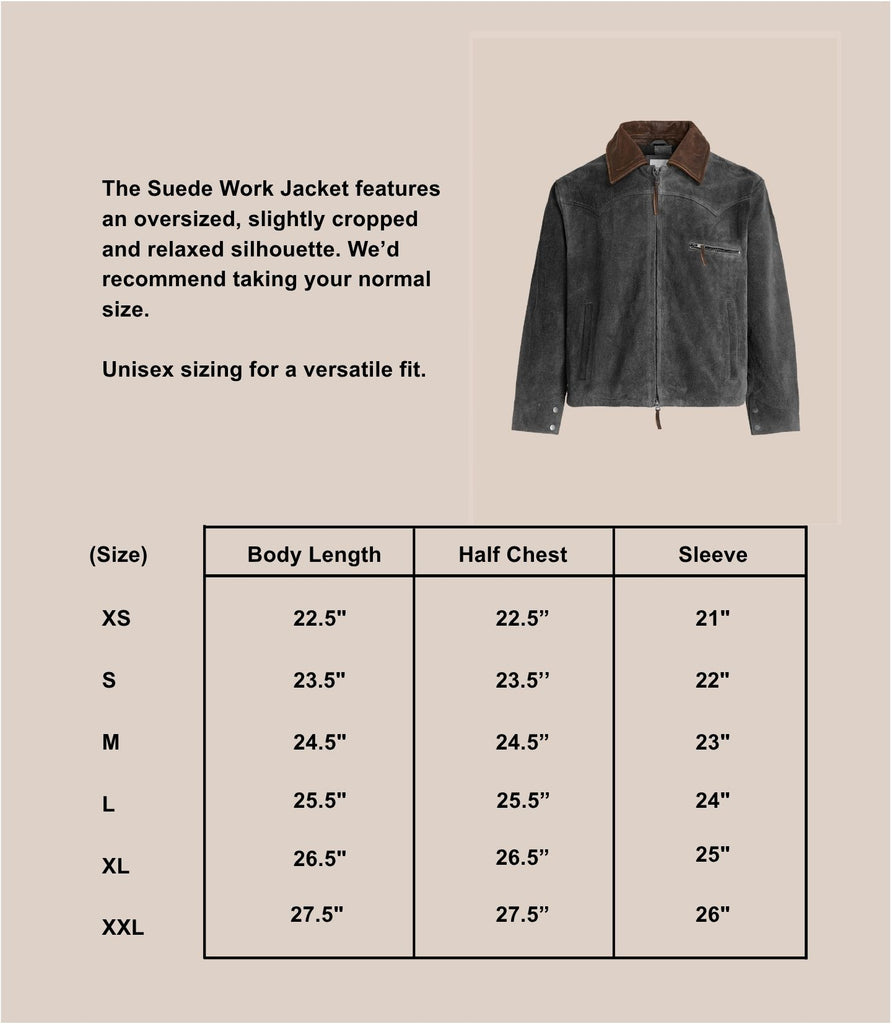 Suede Western Work Jacket