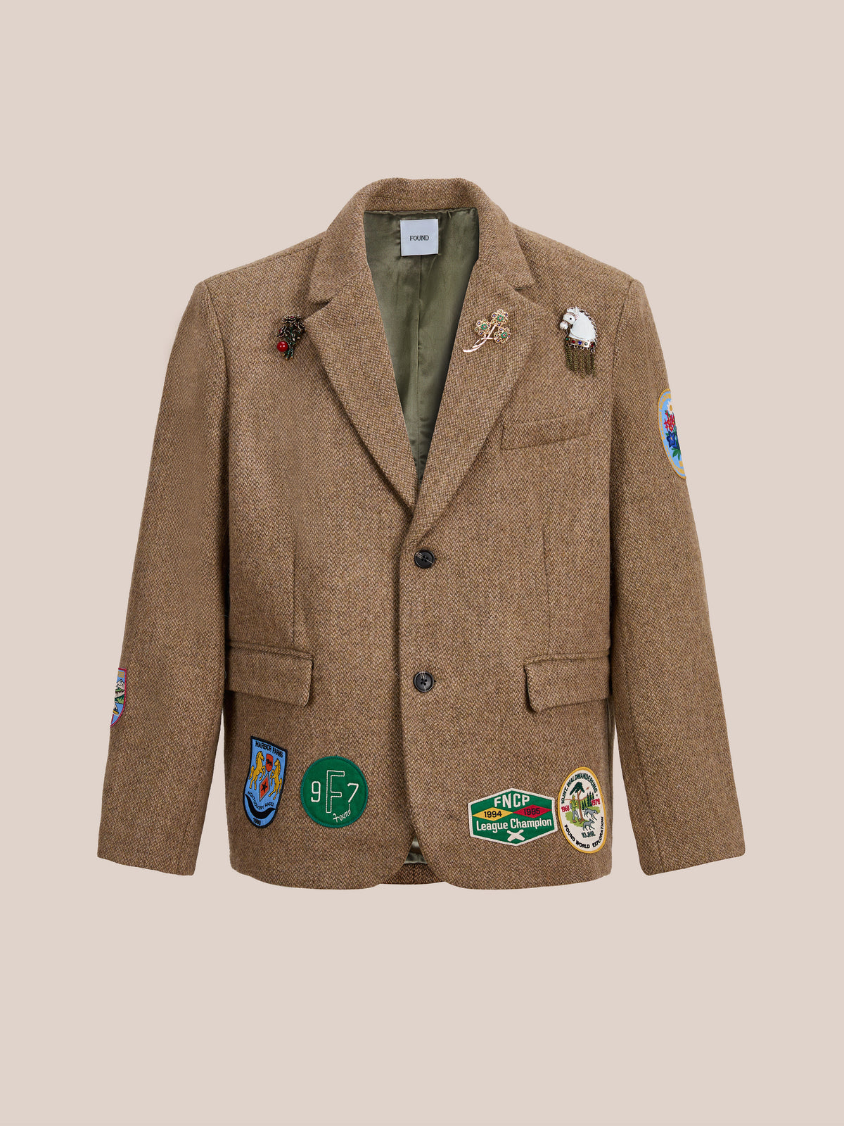 Tweed Patch Blazer