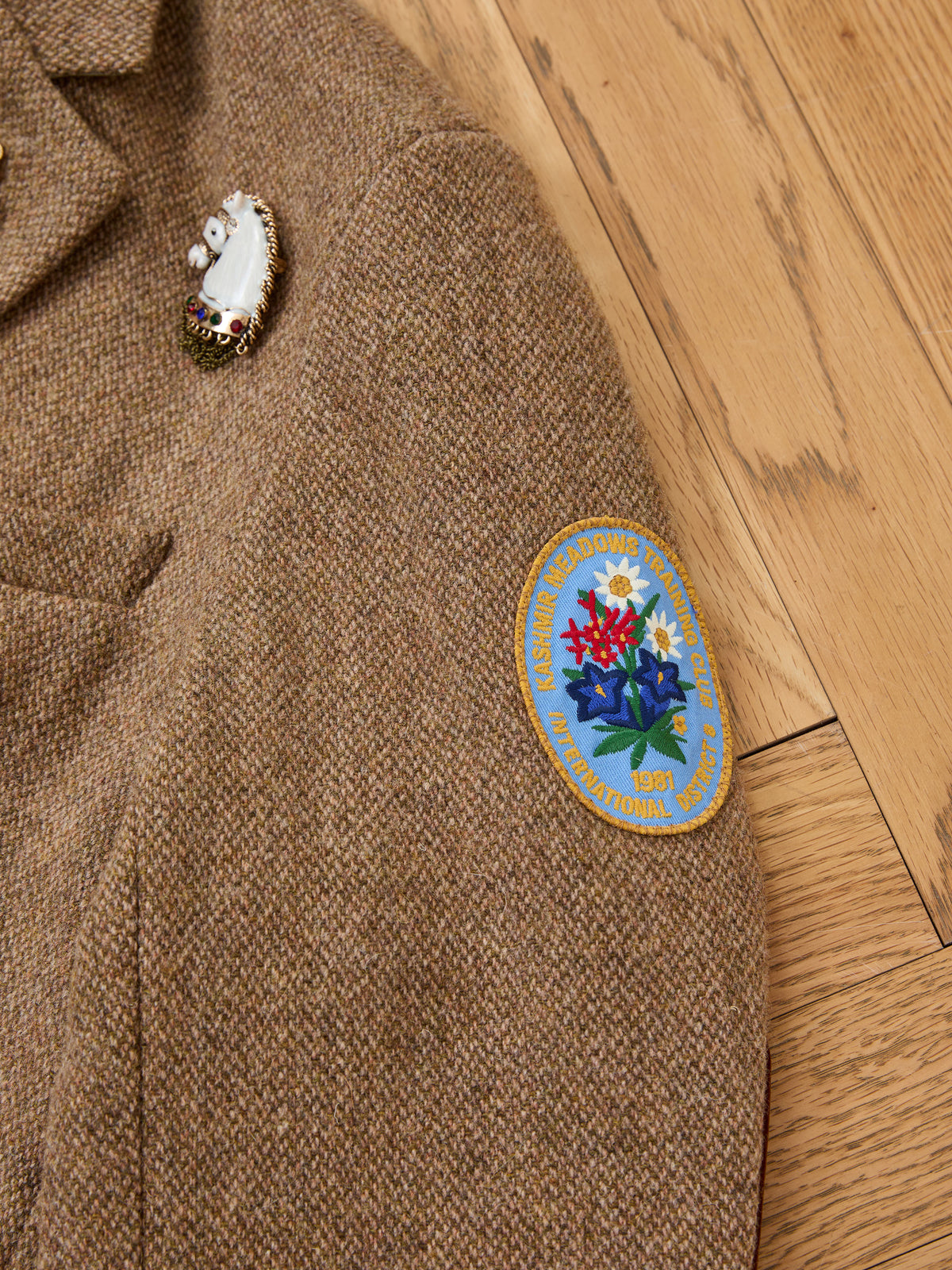 Tweed Patch Blazer
