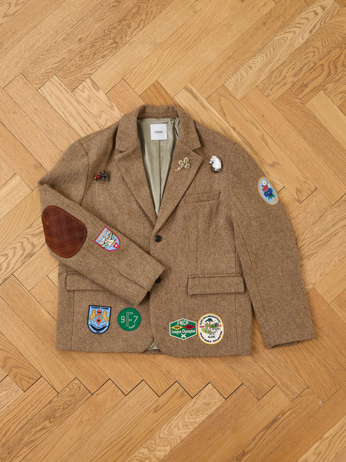 Tweed Patch Blazer