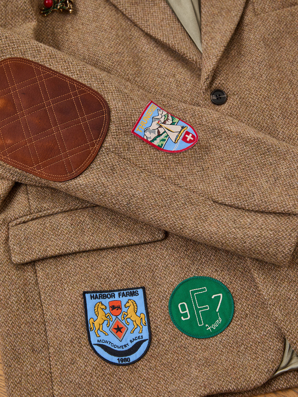 Tweed Patch Blazer