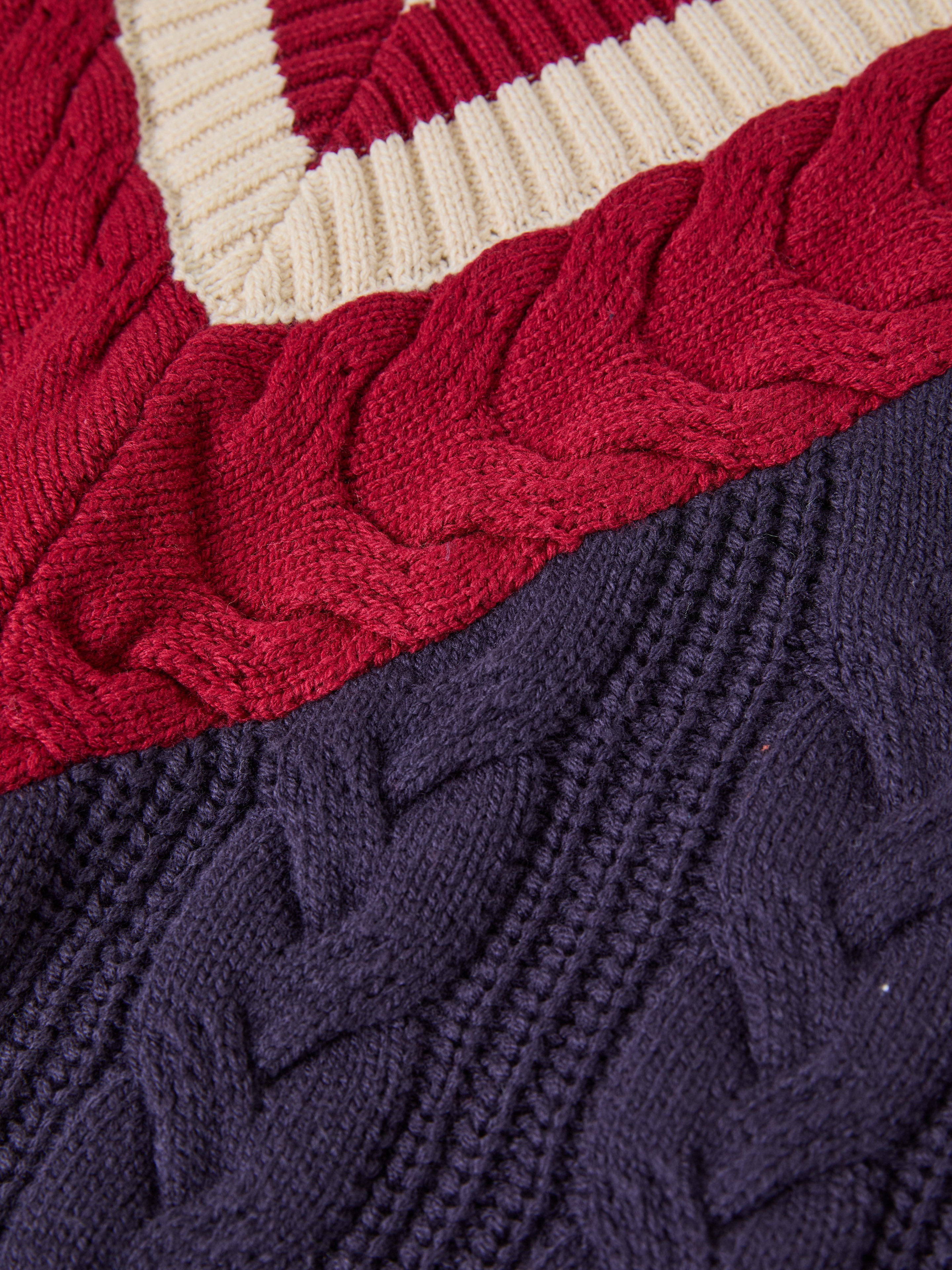 V-Neck Cricket Sweater