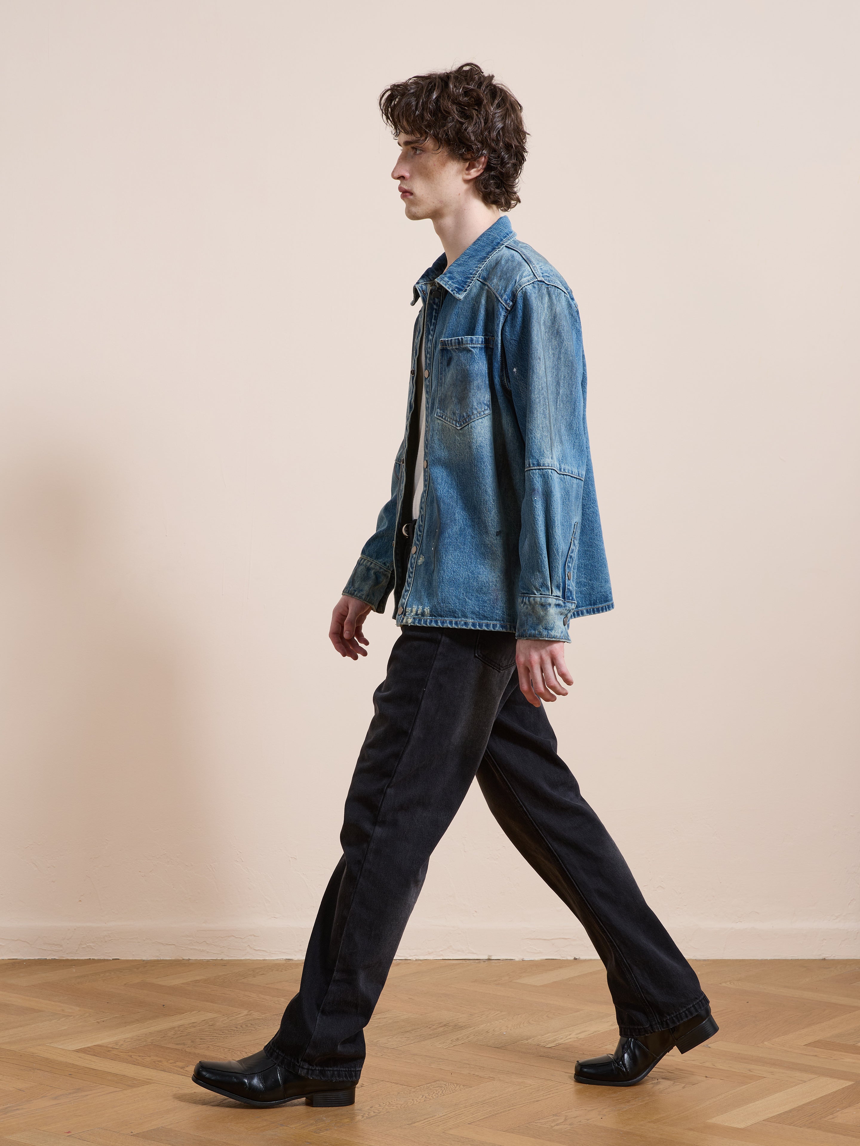 Western Denim Painter Shirt