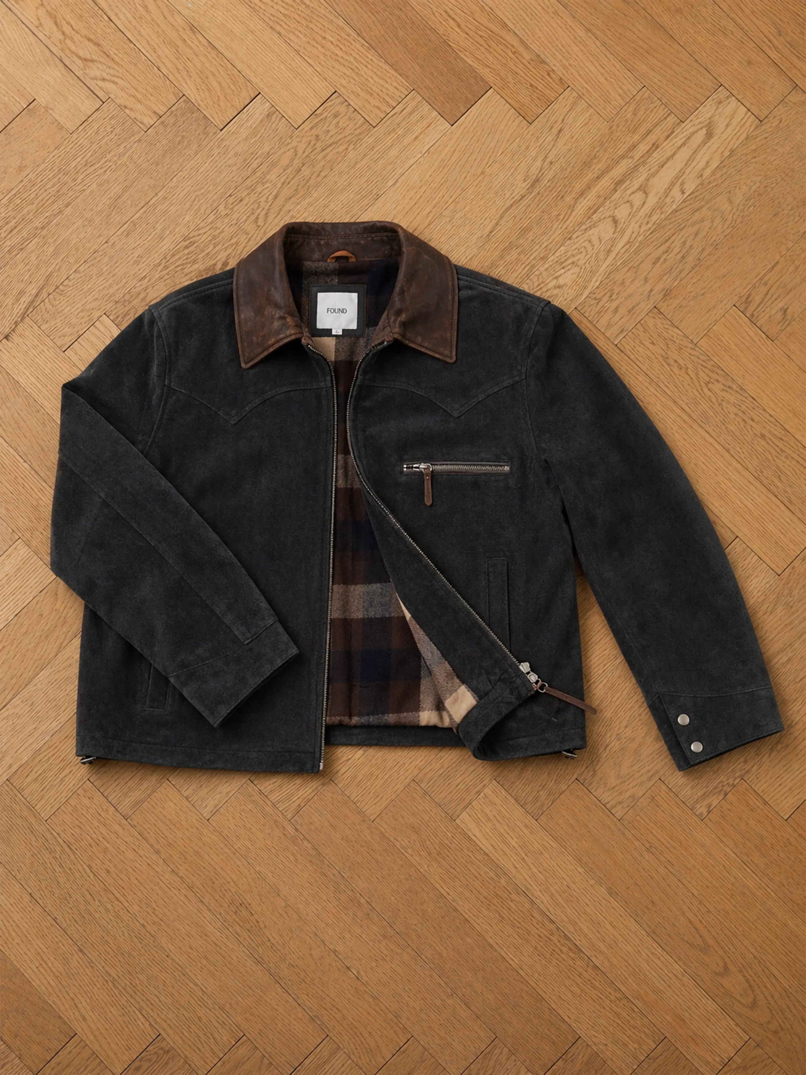 Suede Western Work Jacket