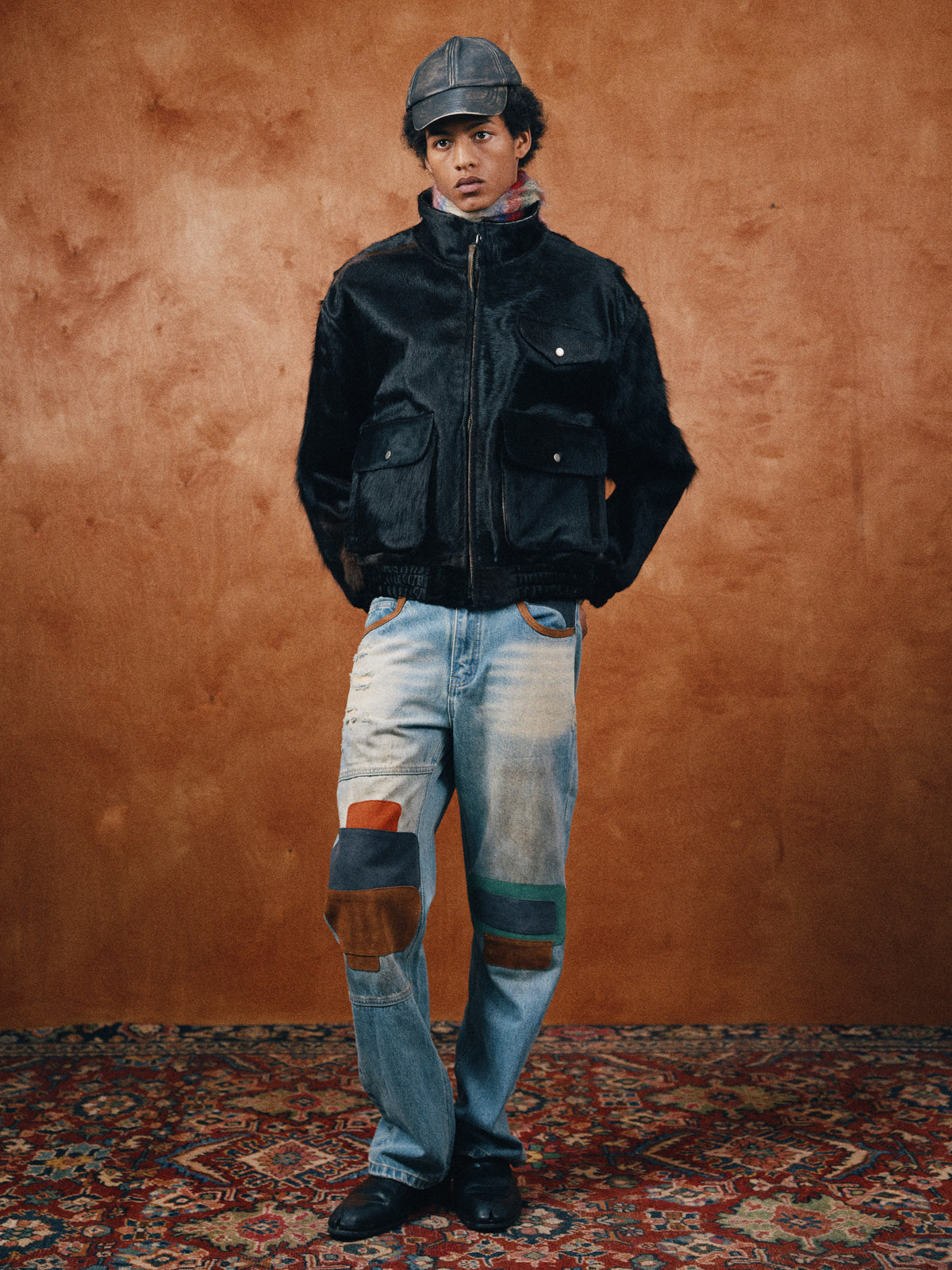 Cowhide Bomber Jacket