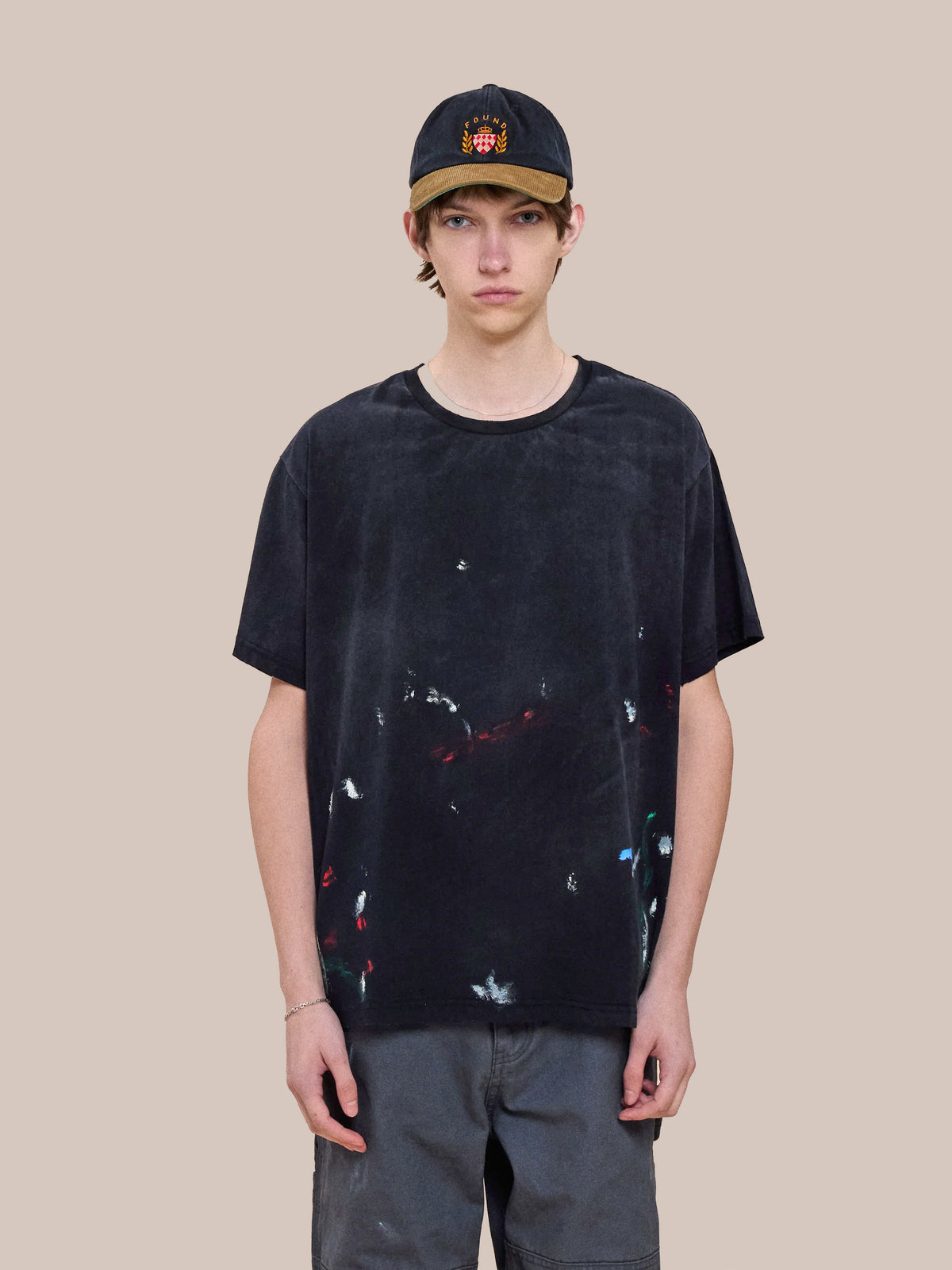 Distressed Paint Tee