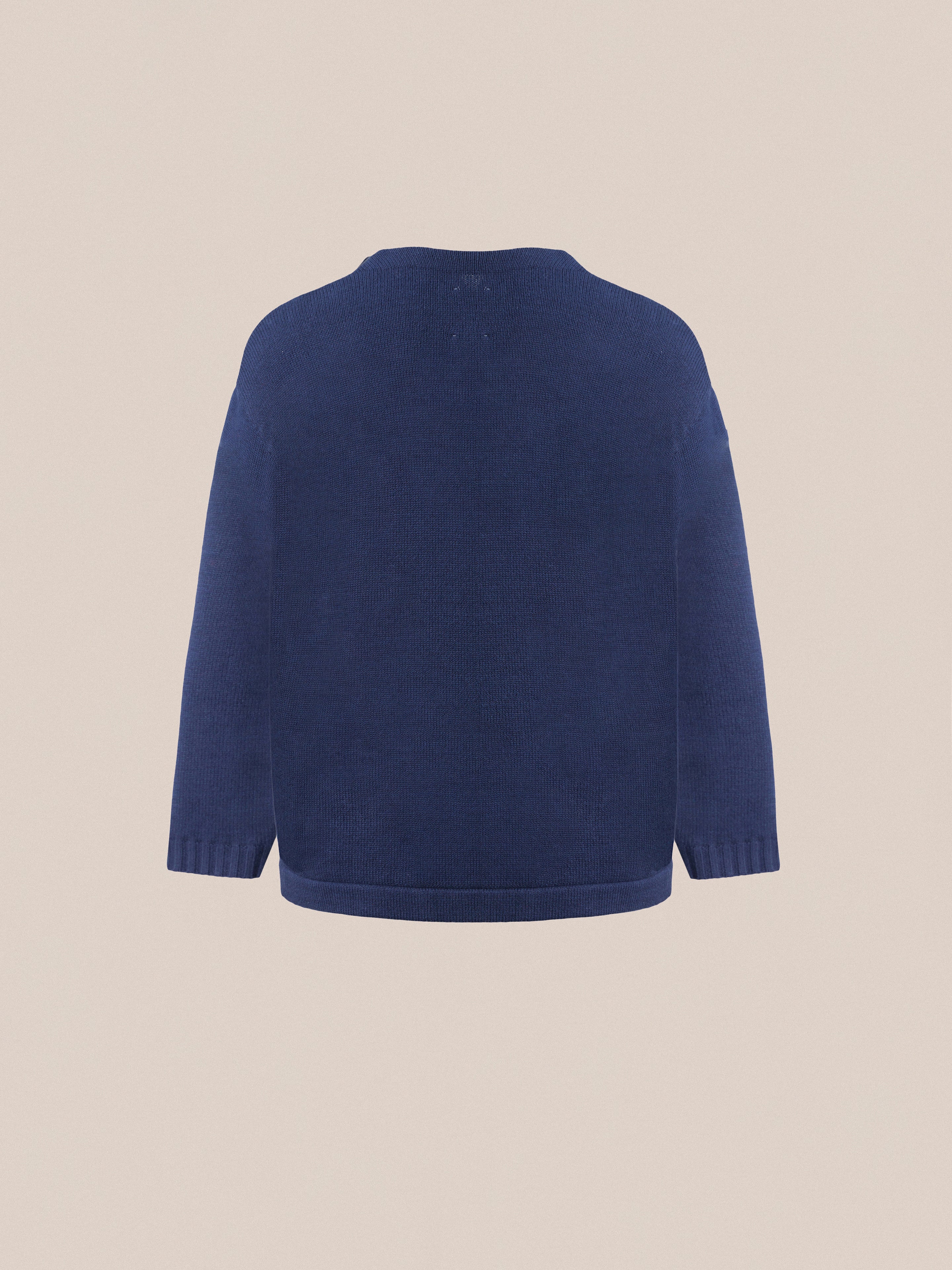 Double-breasted Knit cardigan ネイビー Men's Double Breasted Shawl Cable Knit Cardigan - Aran Sweaters Direct