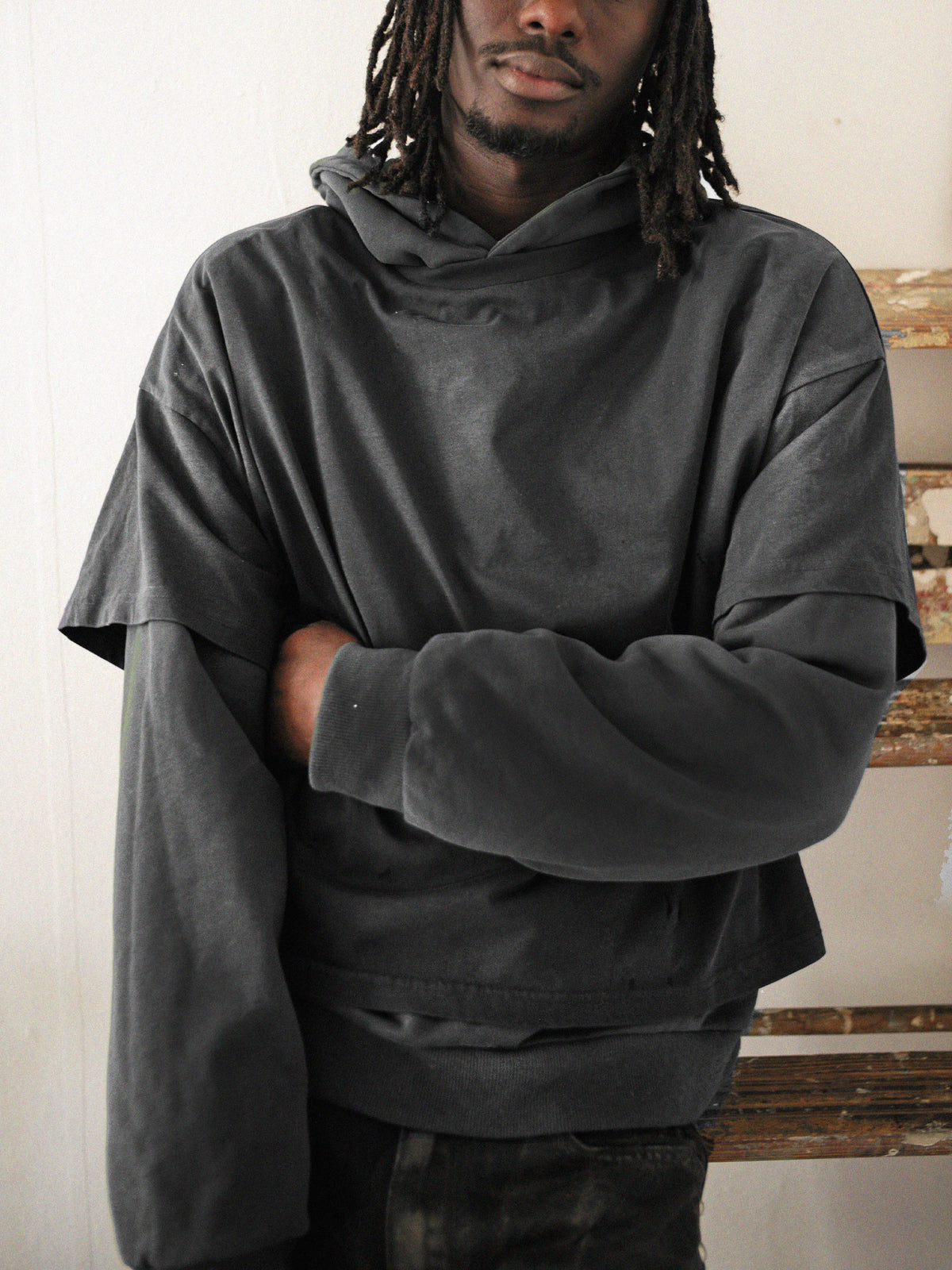 Double Layer Hoodie