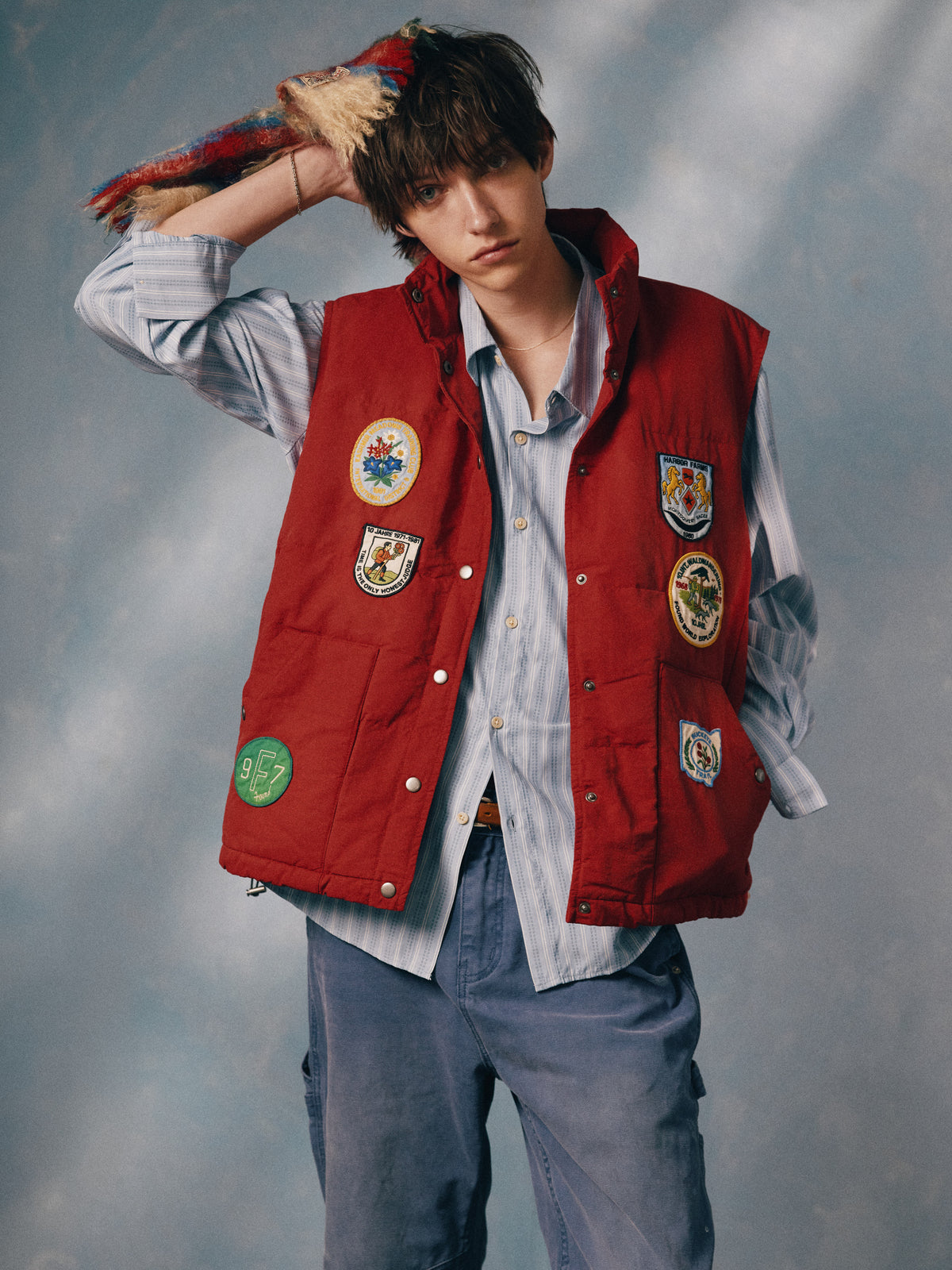 Patch Down Vest