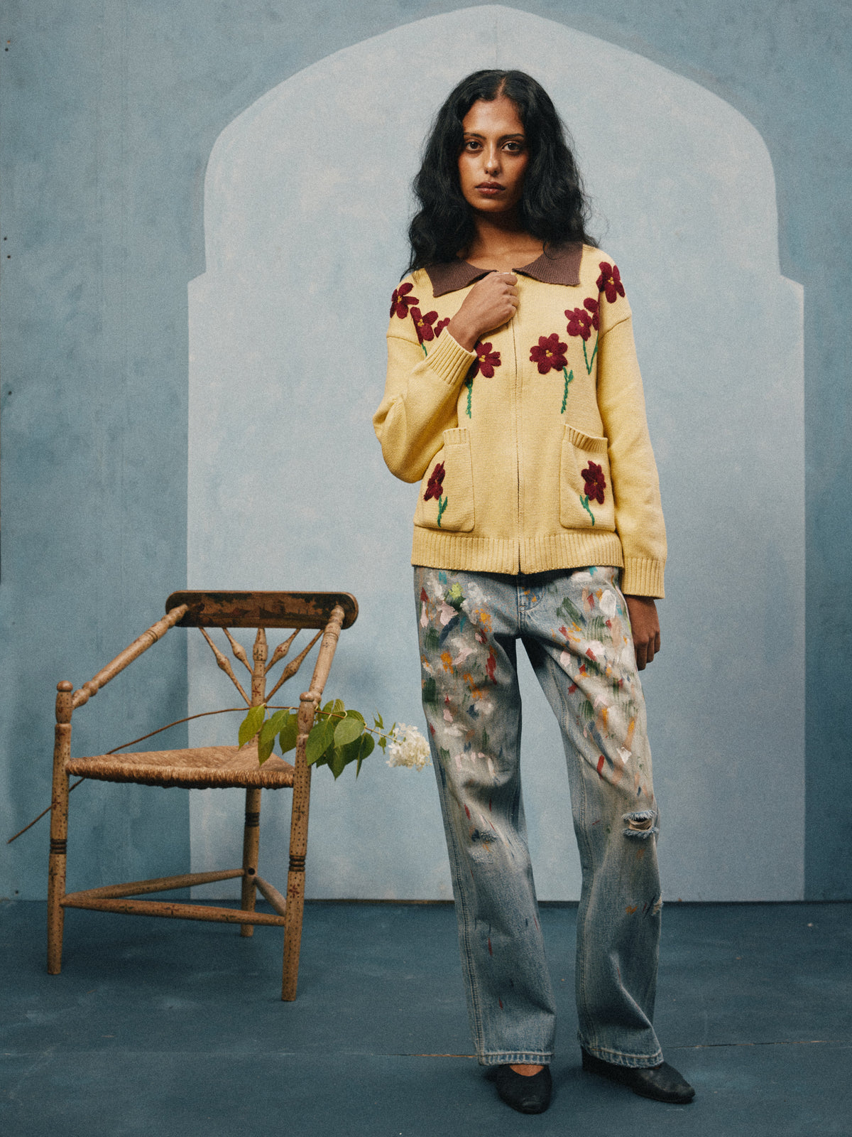 Multi Color Painter Jeans