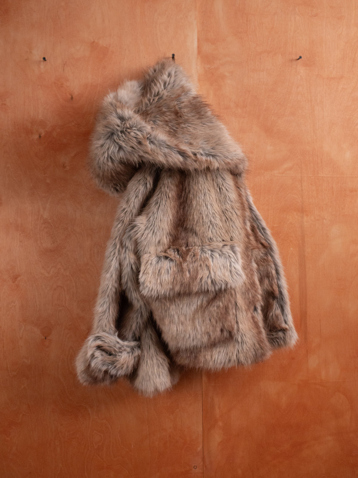 Faux Fur Hoodie
