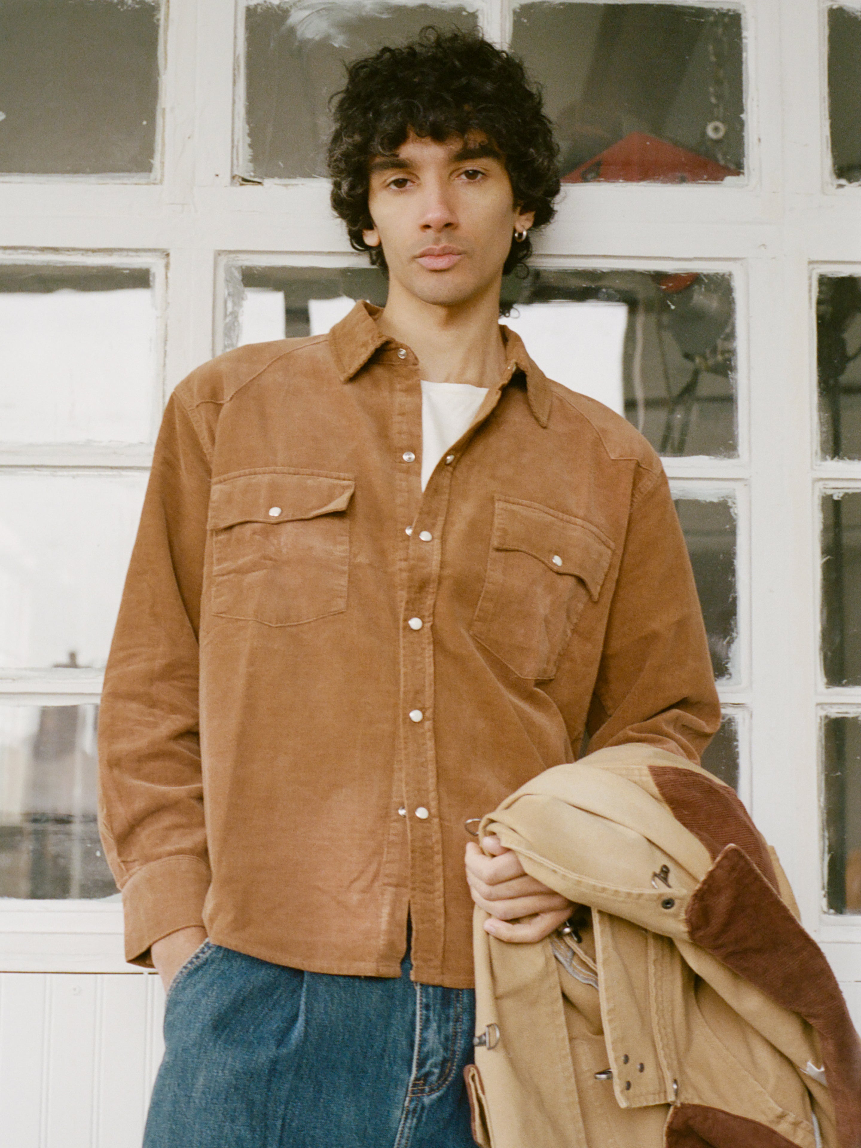 corduroy dress shirt Western Corduroy Shirt