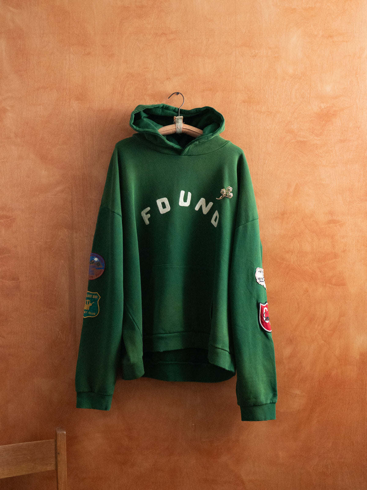 Found Logo Patch Hoodie