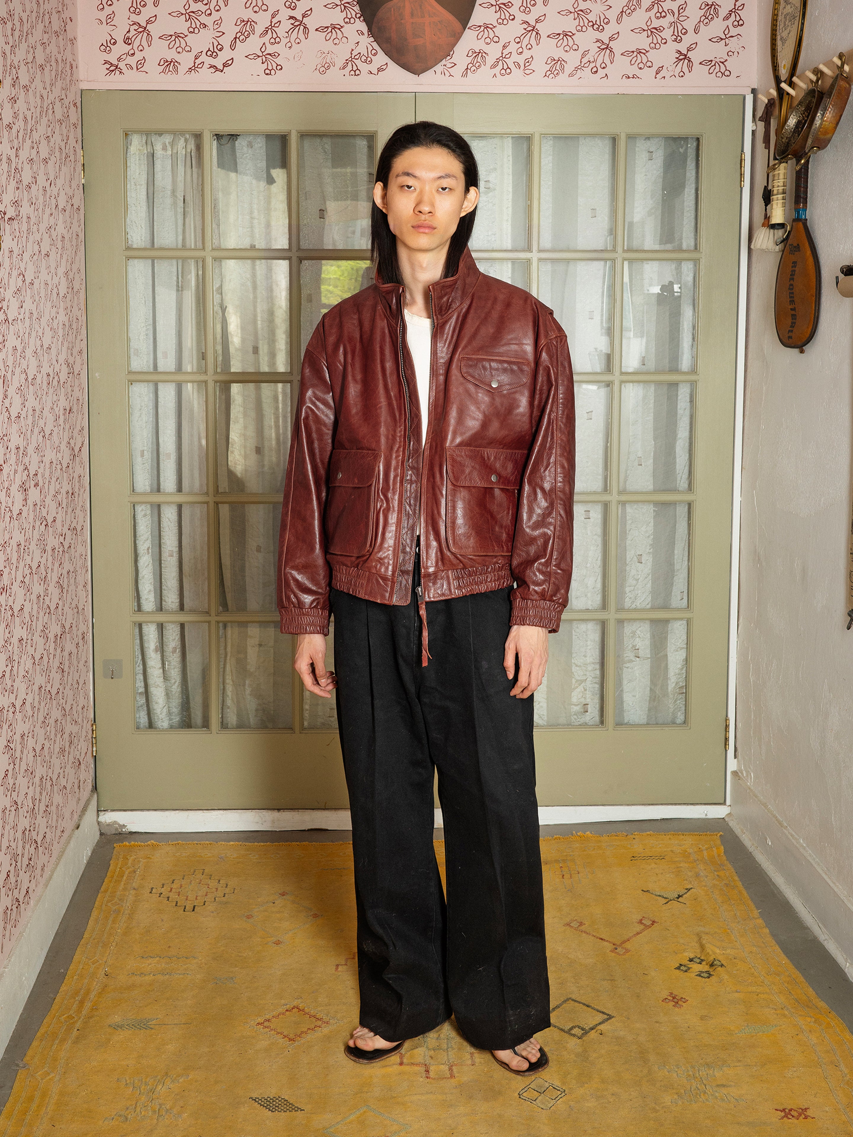 Redwood Leather Bomber Jacket