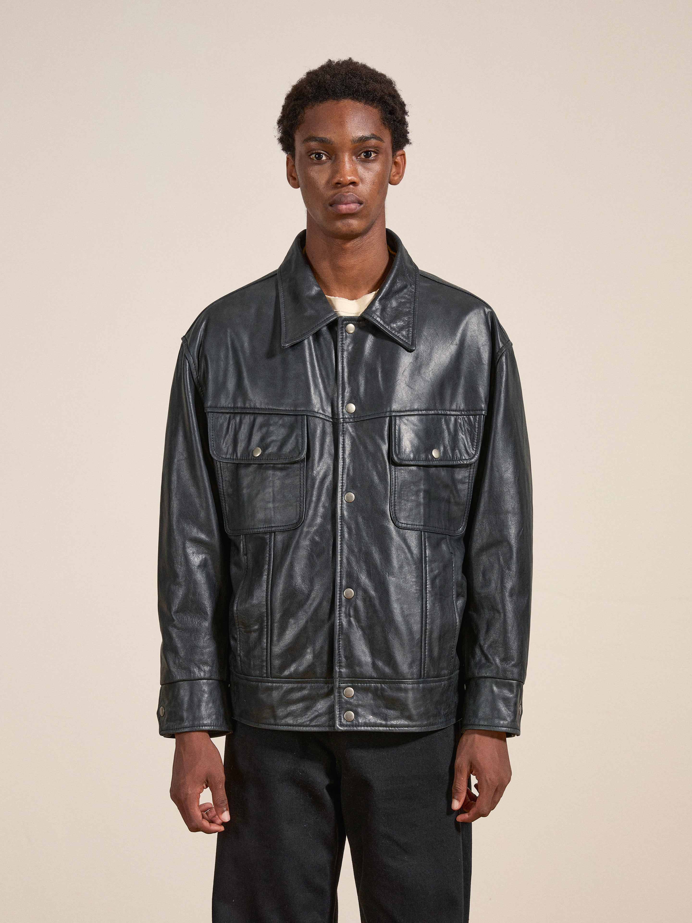 Leather Trucker Jacket