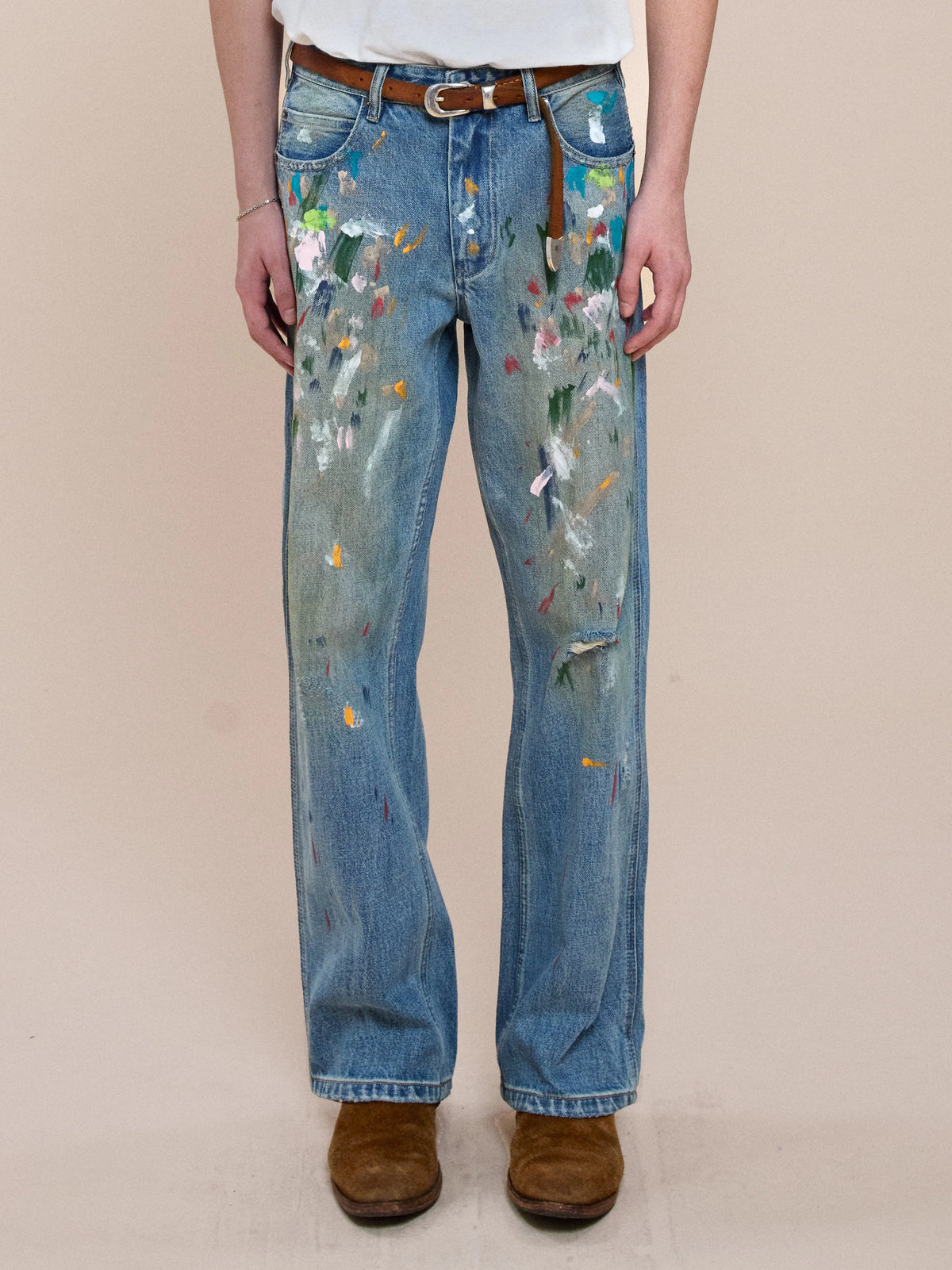 Multi Color Painter Jeans
