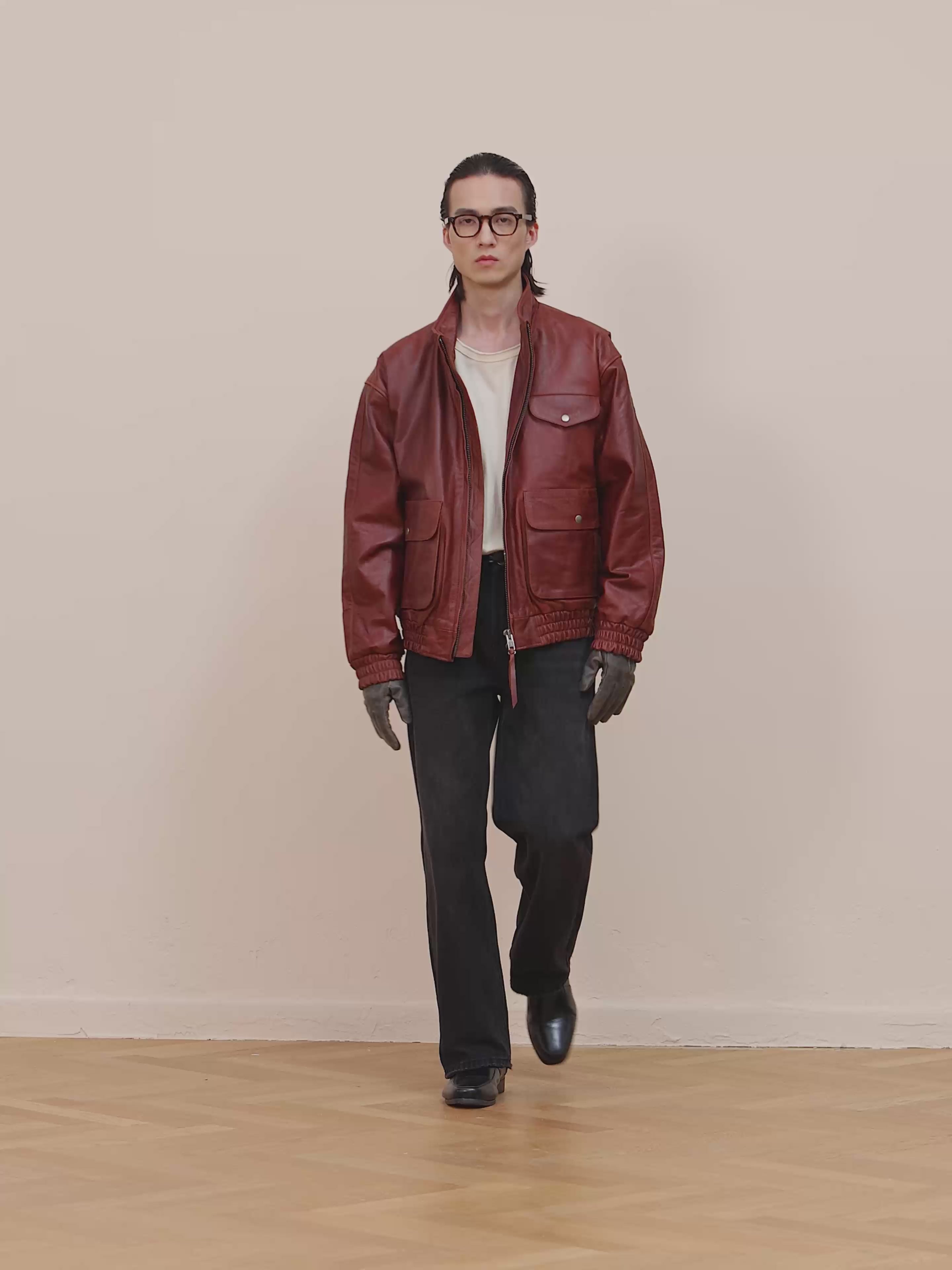 Redwood Leather Bomber Jacket