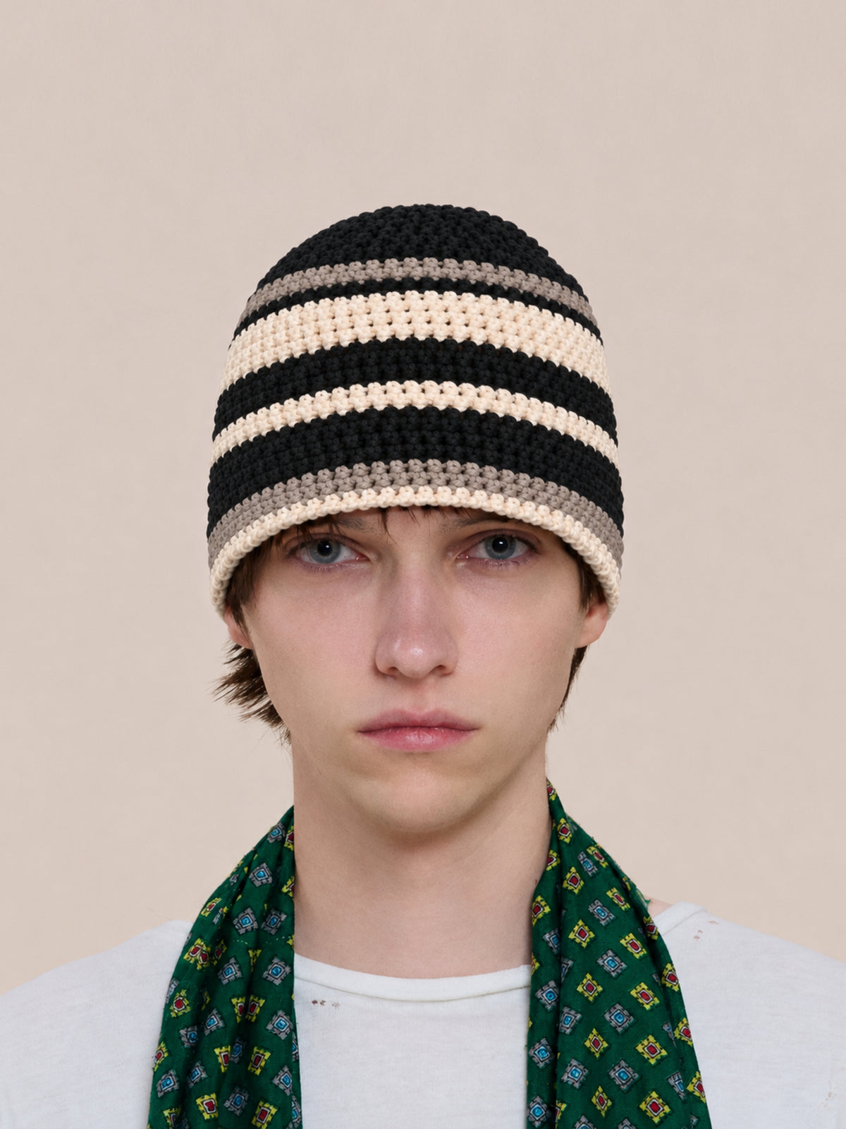 Stripe Knit Beanie