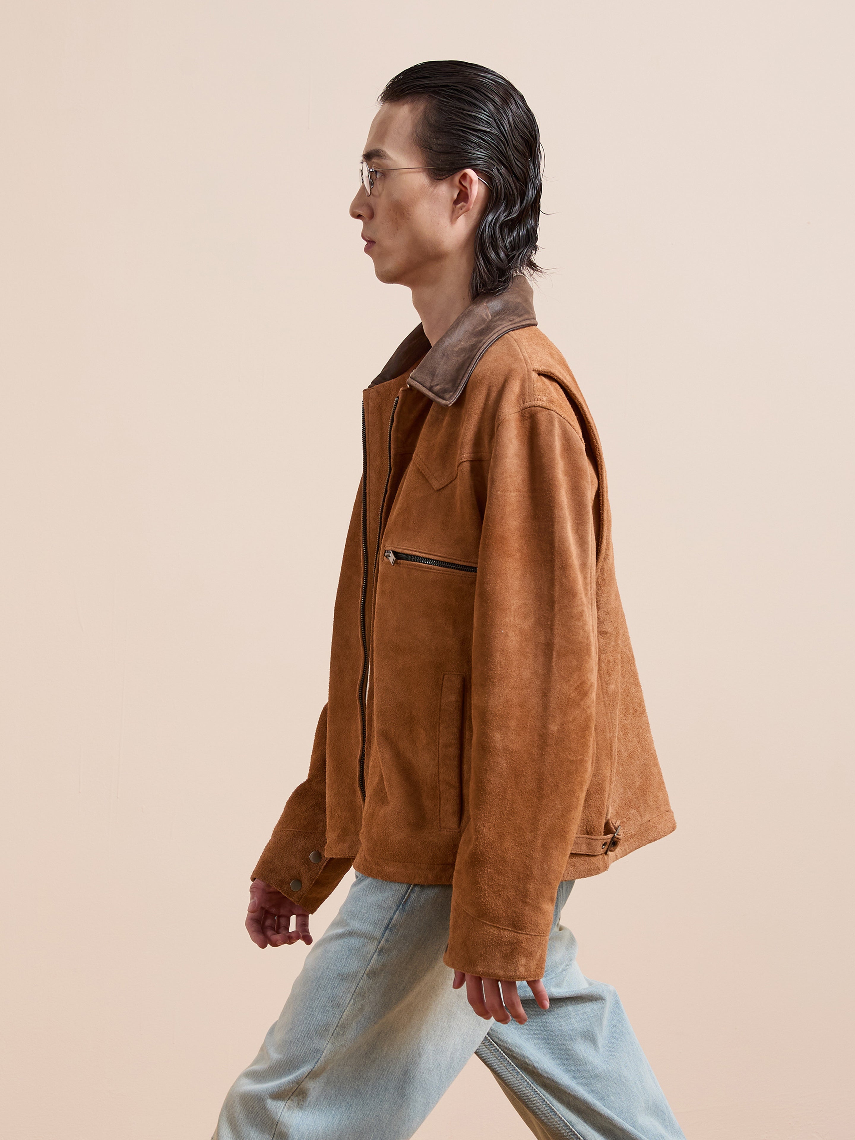 Suede Western Work Jacket
