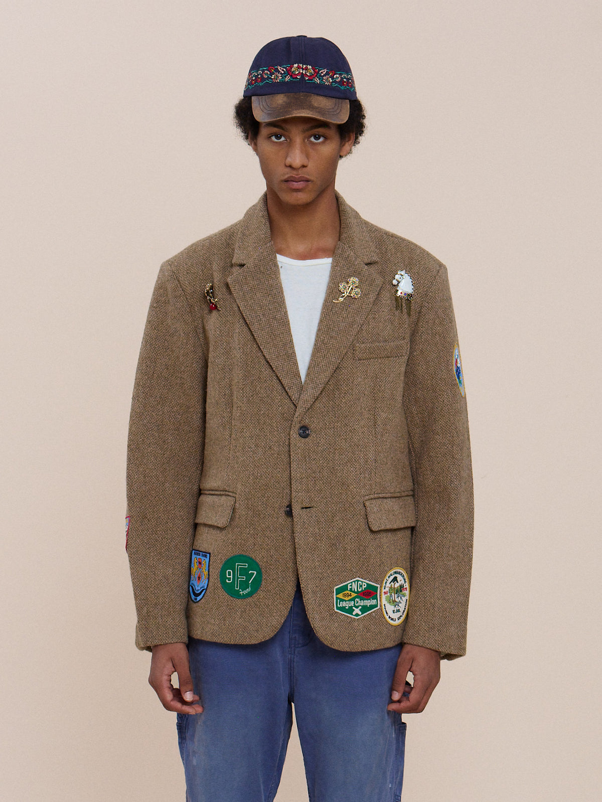 Tweed Patch Blazer